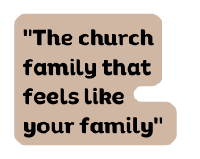 The church family that feels like your family